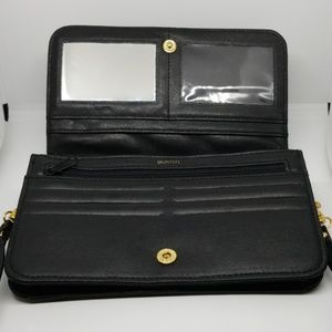 Buxton Crossbody/Shoulder/Clutch leather Bag